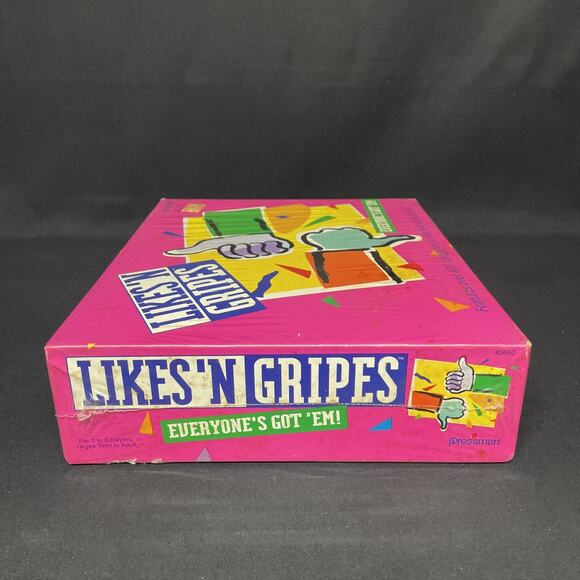 Likes N Gripes Vintage 90s Board Game Everyone's Got 'Em! New Sealed Teen-Adult - Picture 9 of 12